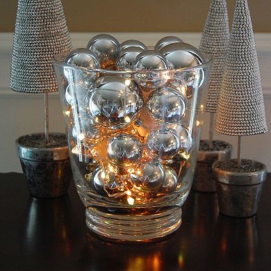 LumaBase Amber LED Fairy String Light 2-Piece Set