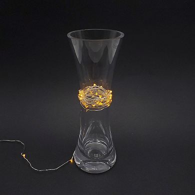 LumaBase Amber LED Fairy String Light 2-Piece Set