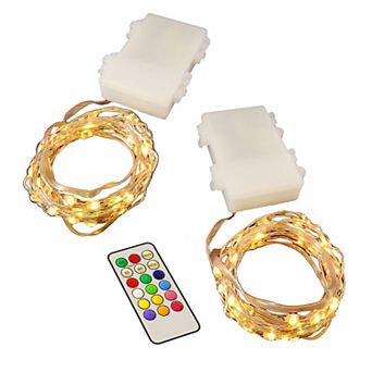 LumaBase 2 pc Fairy String Light Set With Remote