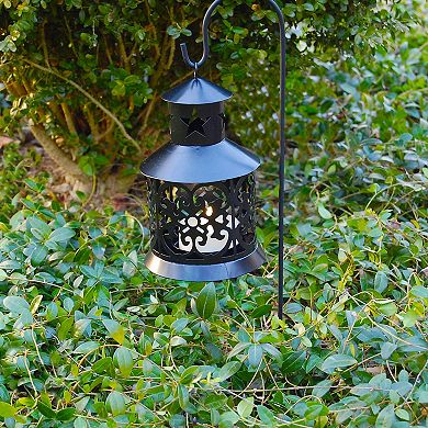 LumaBase Outdoor Lantern Garden Stake 2-Piece Set