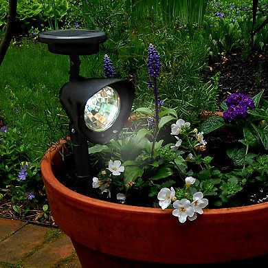 LumaBase Solar Spotlight Ground Stake 2-Piece Set