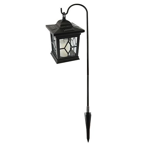 LumaBase Outdoor Solar Lantern Garden Stake
