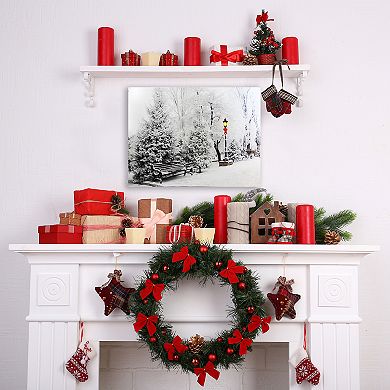 LumaBase Winter Wonderland Lighted Wall Art