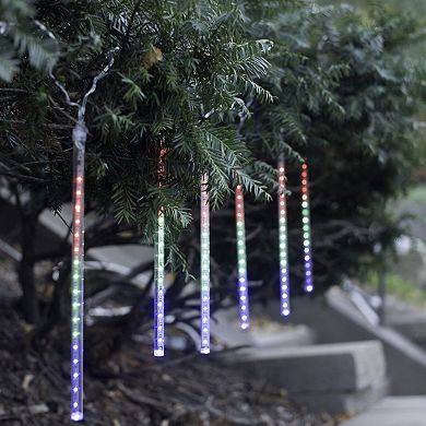 LumaBase Electric LED Meteor Lights with 8 Multicolor Light Tubes