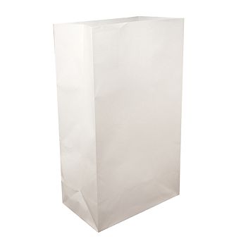 LumaBase Paper Luminaria Bags - White (24 count)