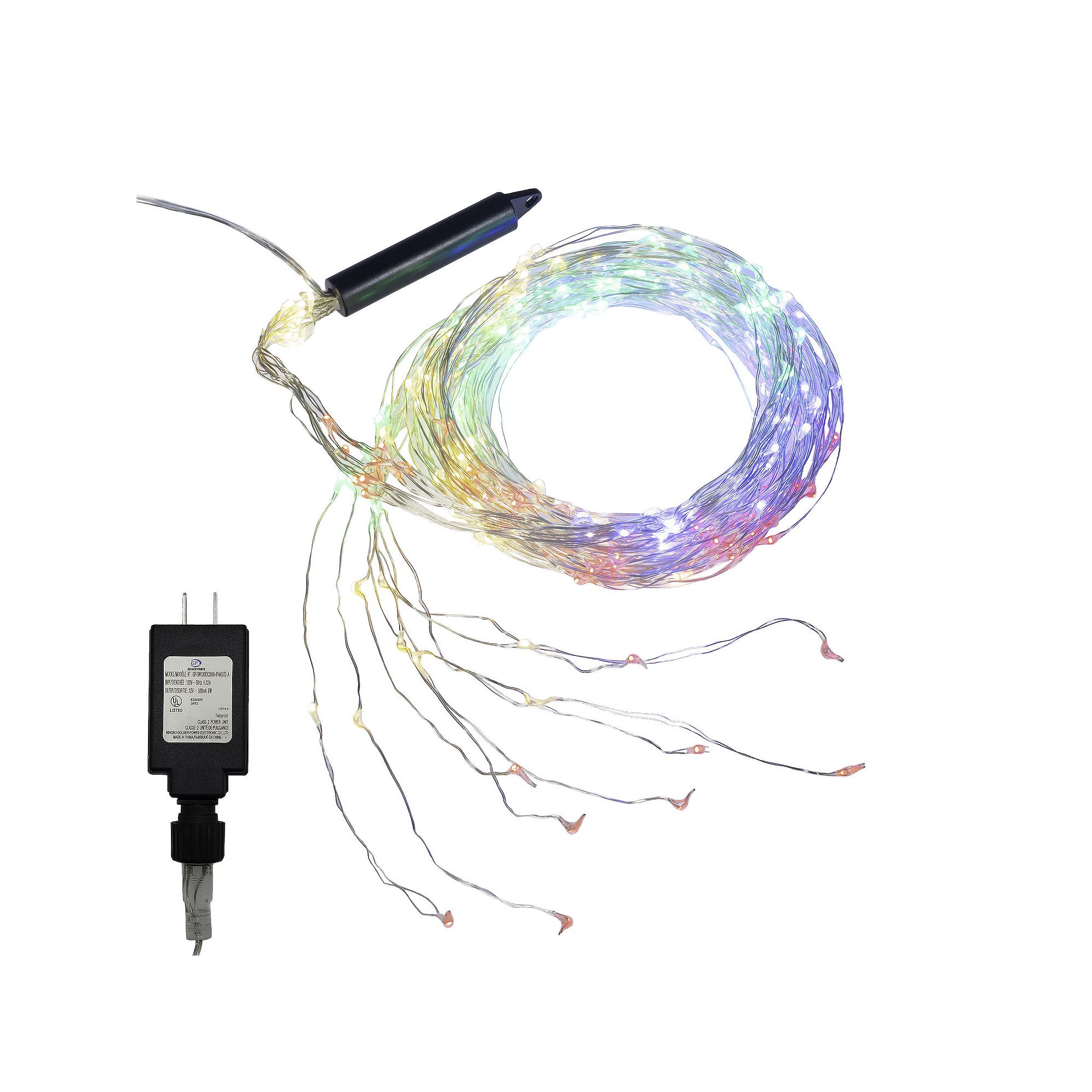 LumaBase Multi Strand LED Fairy String Lights - Multicolor