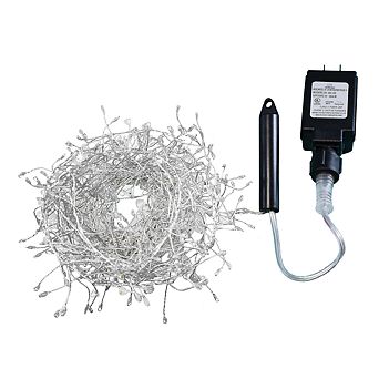 LumaBase Electric Firecracker LED Fairy String Lights - White