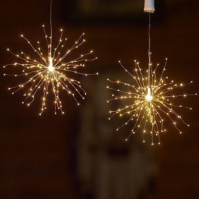 LumaBase Starburst Lights with Remote Control 2-pc. Set (Copper)
