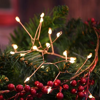 LumaBase Battery Operated LED Firecracker Fairy String Lights - Copper (Set of 2)