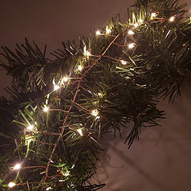 LumaBase Battery Operated LED Firecracker Fairy String Lights - Copper (Set of 2)