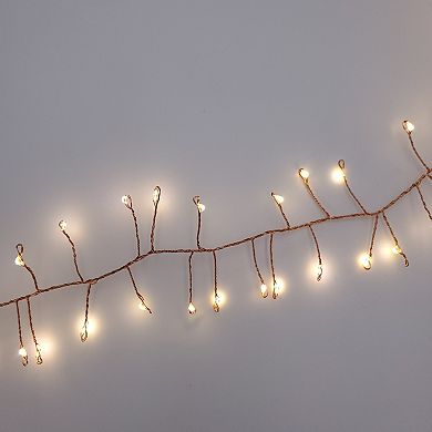 LumaBase Battery Operated LED Firecracker Fairy String Lights - Copper (Set of 2)
