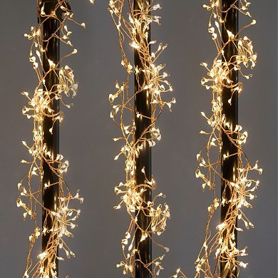 LumaBase Battery Operated LED Firecracker Fairy String Lights - Copper (Set of 2)