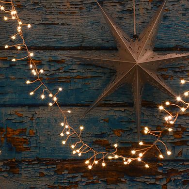 LumaBase Battery Operated LED Firecracker Fairy String Lights - Copper (Set of 2)