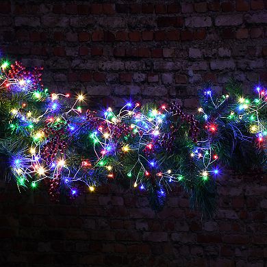 LumaBase Battery Operated LED Firecracker Fairy String Lights - Multicolor (Set of 2)