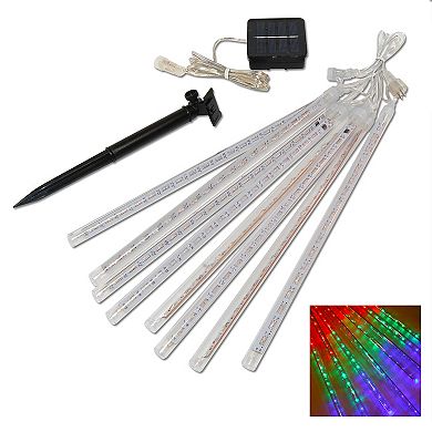 LumaBase Solar Multi-Colored LED Meteor Light Tubes