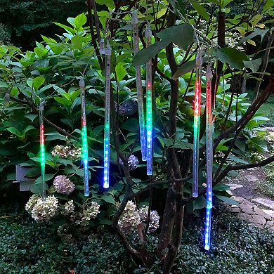 LumaBase Solar Multi-Colored LED Meteor Light Tubes