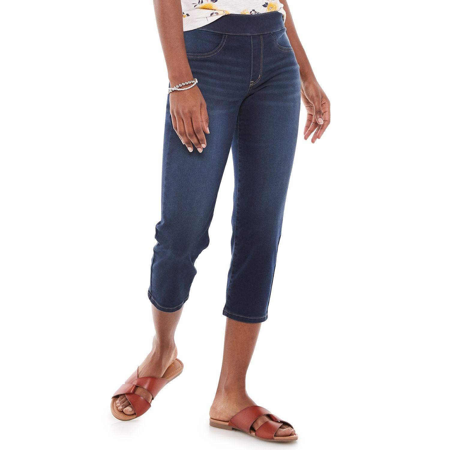 kohls womens jean capris