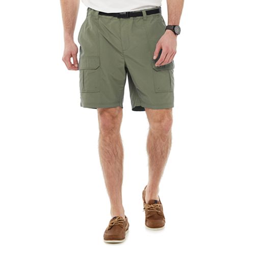 Men's Croft & Barrow® Belted Ripstop Cargo Short