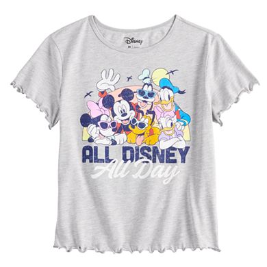 Disney's Mickey & Friends Juniors' "All Disney All Day" Graphic Tee by Family Fun