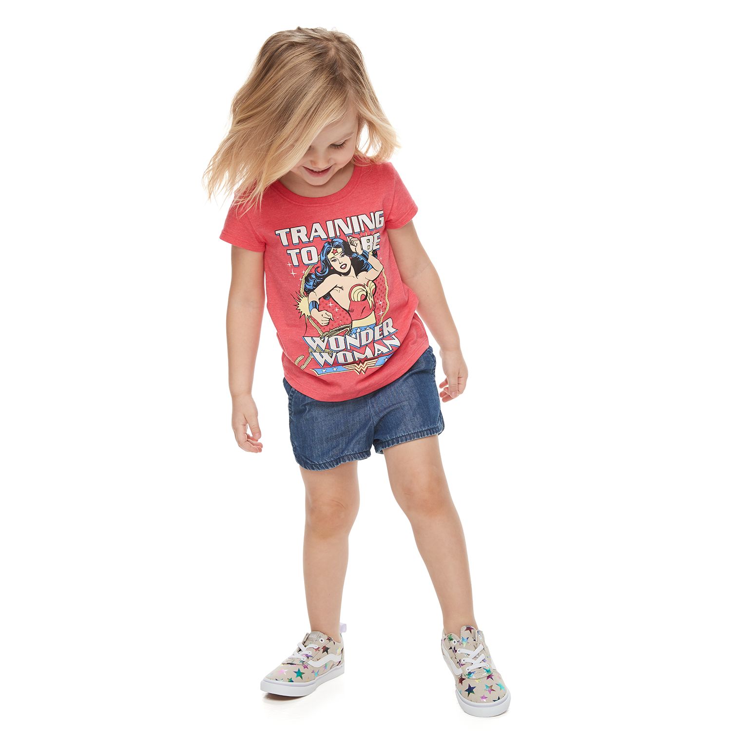 toddler girl wonder woman shirt