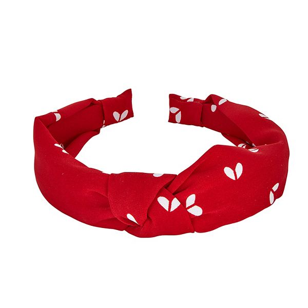  4 Pcs Red Headband Red Accessories Knotted Headband