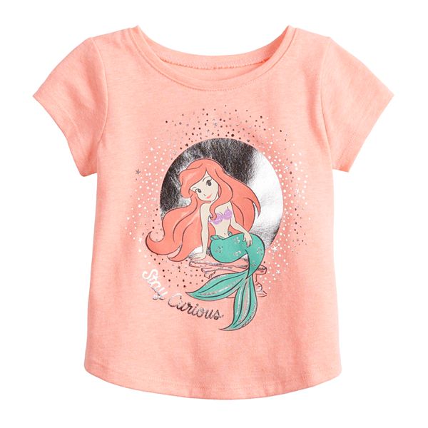Disney's The Little Mermaid Ariel Toddler Girl Graphic Tee by Jumping ...