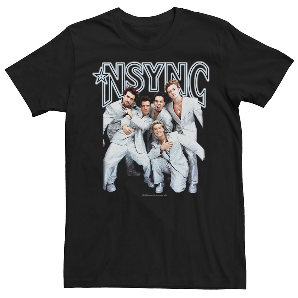 Men's Nsync Group Shot Portrait Tee