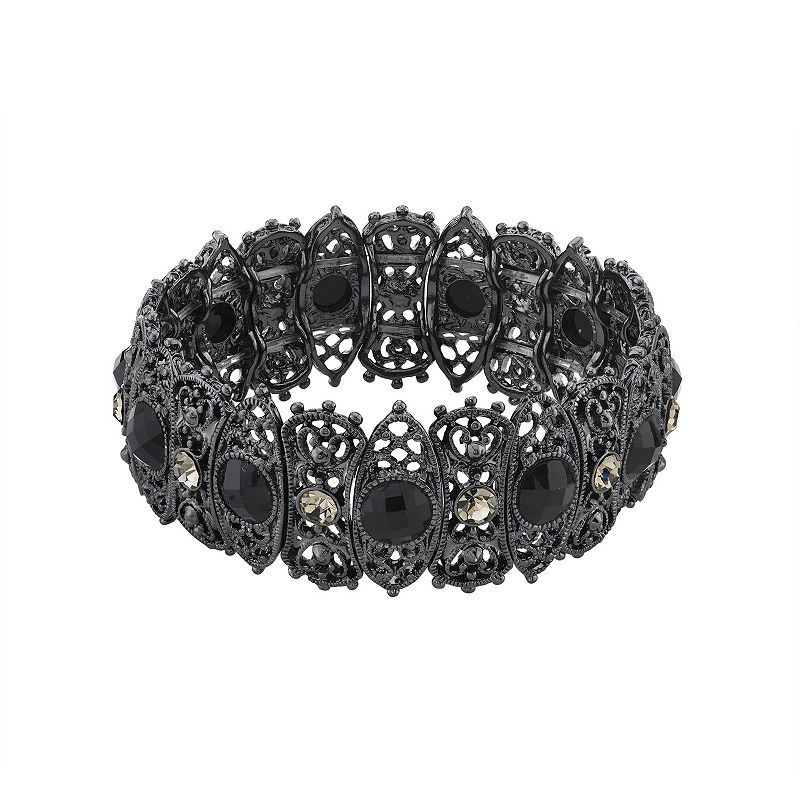 18915959 1928 Black Diamond Stretch Bracelet, Womens sku 18915959