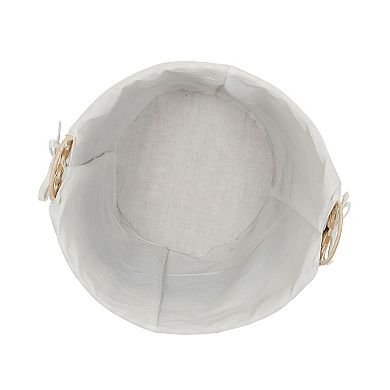 Household Essentials Large Black Band Tapered Basket