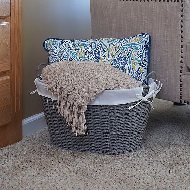 Household Essentials Wicker Laundry Basket