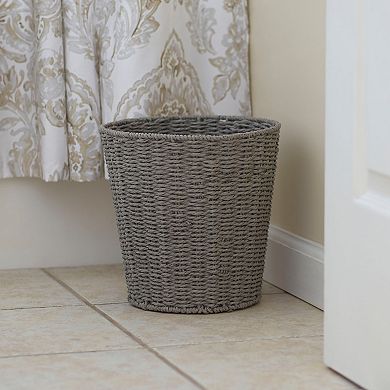 Household Essentials Wicker Wastebasket