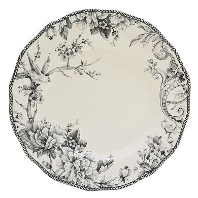 222 Fifth Adelaide Grey 16-pc. Dinnerware Set