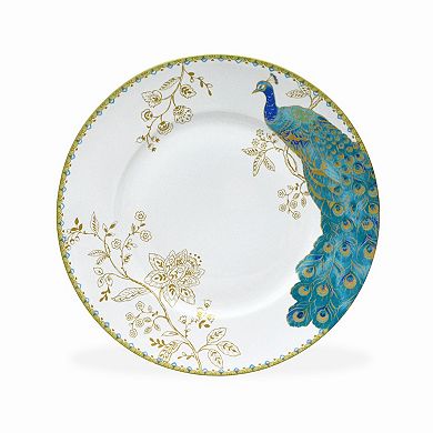 222 Fifth Peacock Garden White 16-pc. Dinnerware Set