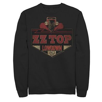 Men's ZZ Top Lowdown Hot Rod Logo Graphic Fleece Pullover