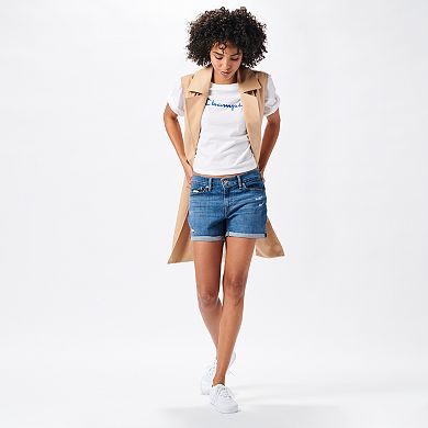 Women's Levi's® Mid-Length Cuffed Jean Shorts