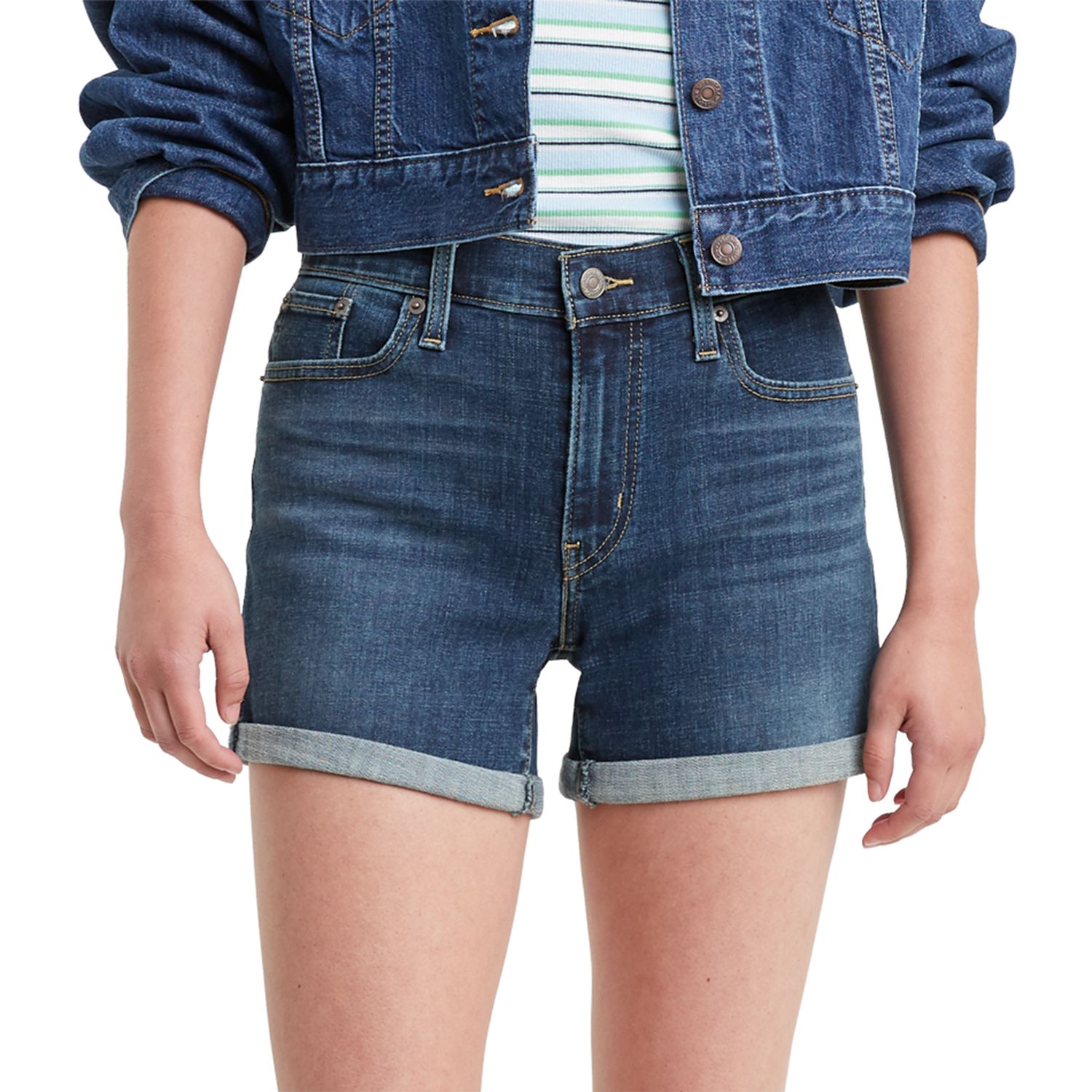 levi's women's classic shorts