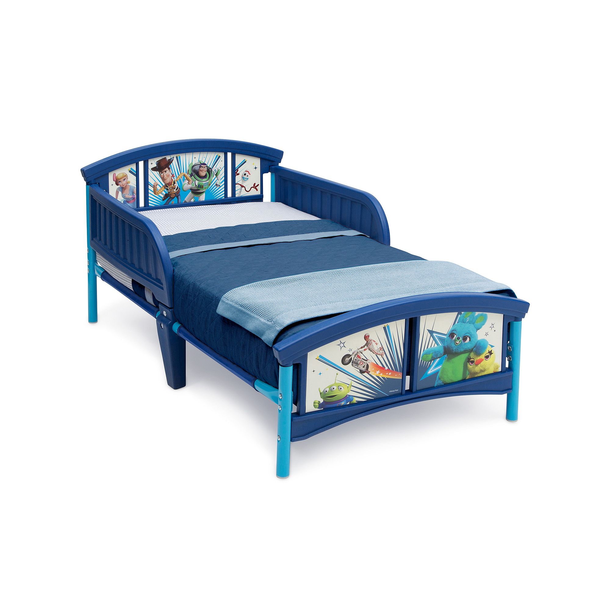 Disney / Pixars Toy Story 4 Plastic Toddler Bed by Delta Children, Red