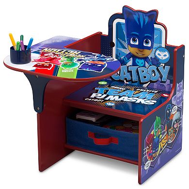 Delta Children PJ Masks Chair Desk with Storage Bin