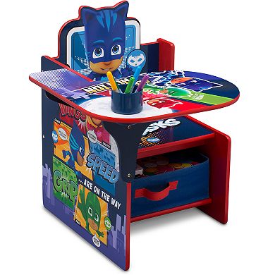 Delta Children PJ Masks Chair Desk with Storage Bin