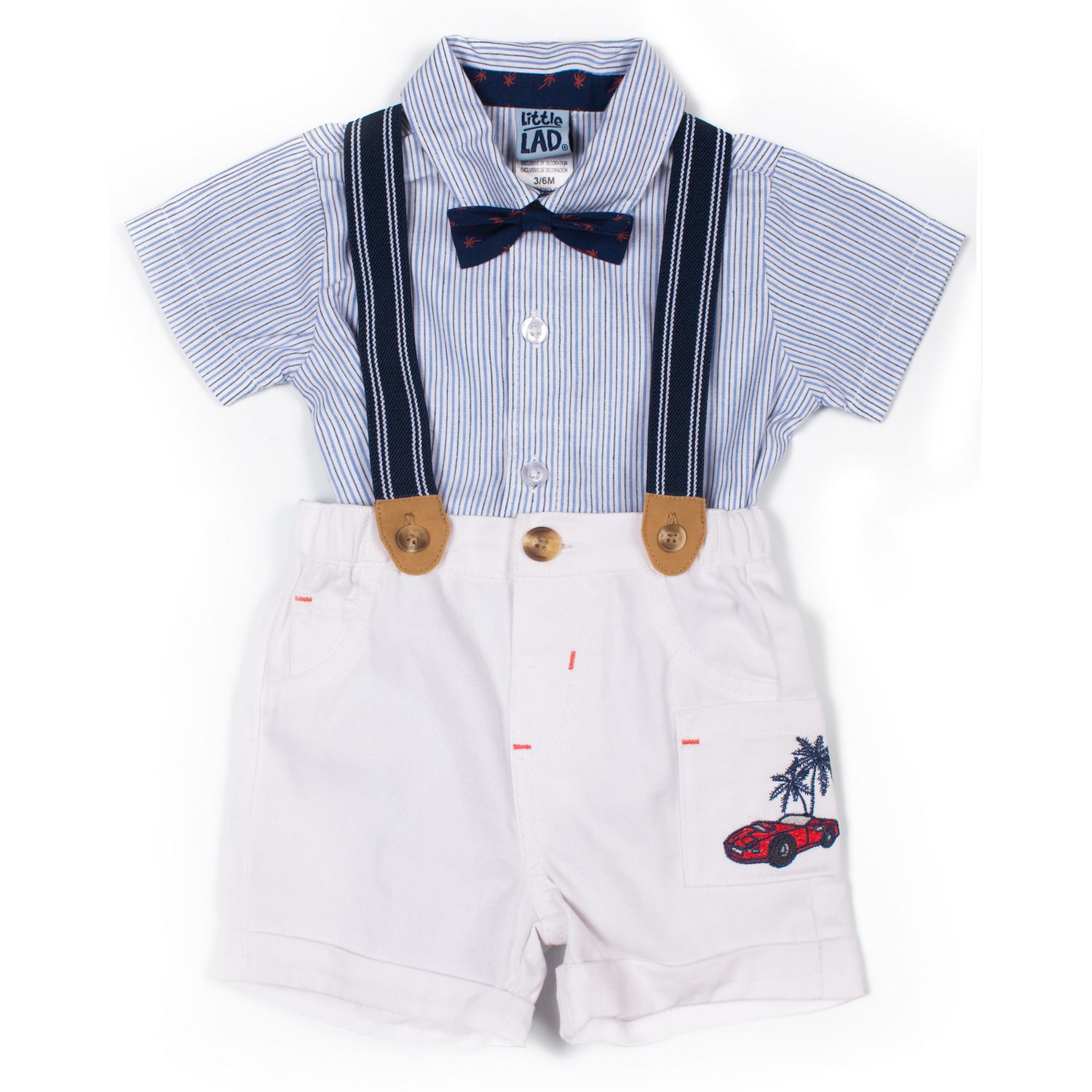 baby boy dress shorts with suspenders