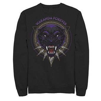 Men's Marvel Black Panther Wakanda Forever Circle Sweatshirt