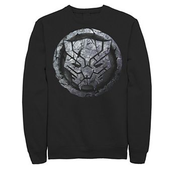 Men's Marvel Black Panther Stone Symbol Fleece