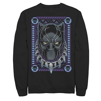 Men's Marvel Black Panther Playing Card Style Fleece