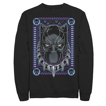 Men's Marvel Black Panther Playing Card Style Fleece
