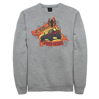 Men's Marvel Spider-Man Retro Spider-Mobile Adventures Fleece