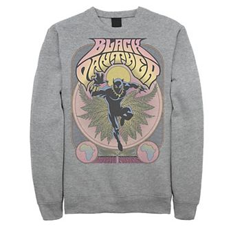 Men's Marvel Black Panther Vintage 70's Poster Style Fleece