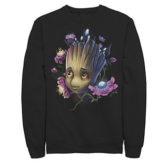 Men's Marvel Guardians Of The Galaxy Groot Flowers Fleece