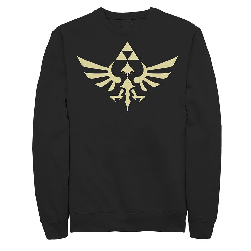 UPC 190272001079 product image for Men's Nintendo Legend Of Zelda Royal Crest Sweatshirt, Size: Medium, Black | upcitemdb.com