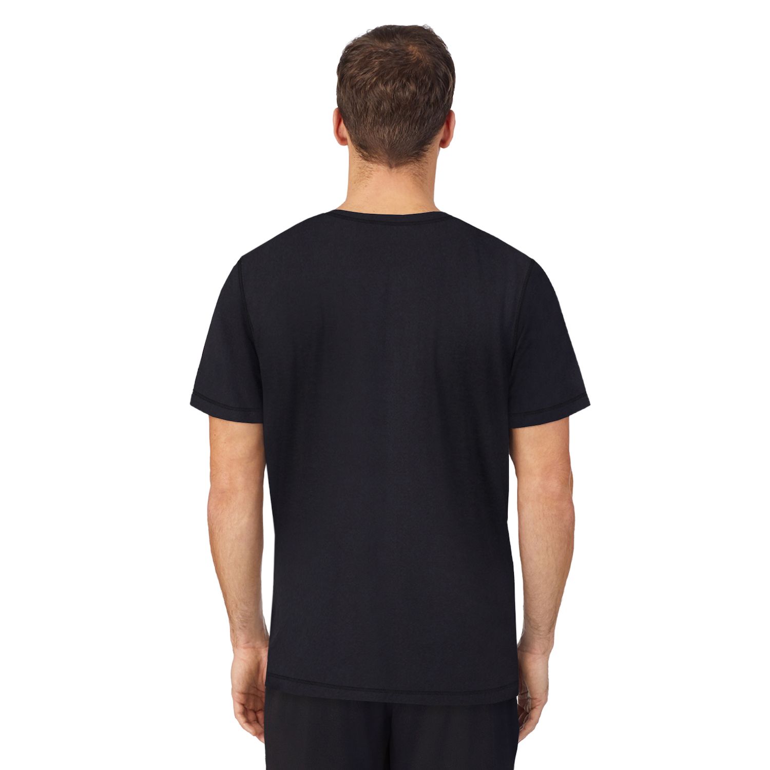 men's v neck sleep shirt