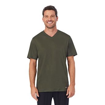 Men's Cuddl Duds® Far-Infrared Enhance V-Neck Pajama Tee